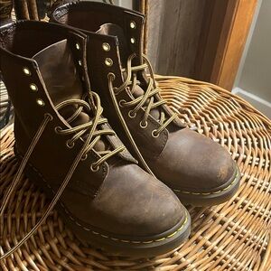 Dr. Martens Dark Brown Lace Up Boots